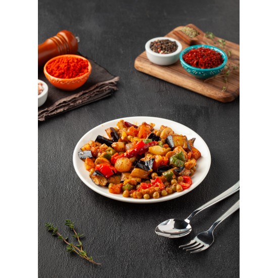 Sebzeli Mantarlı (Domates, biber, patlıcan, sarımsak, kekik, isot, mantar, patates)